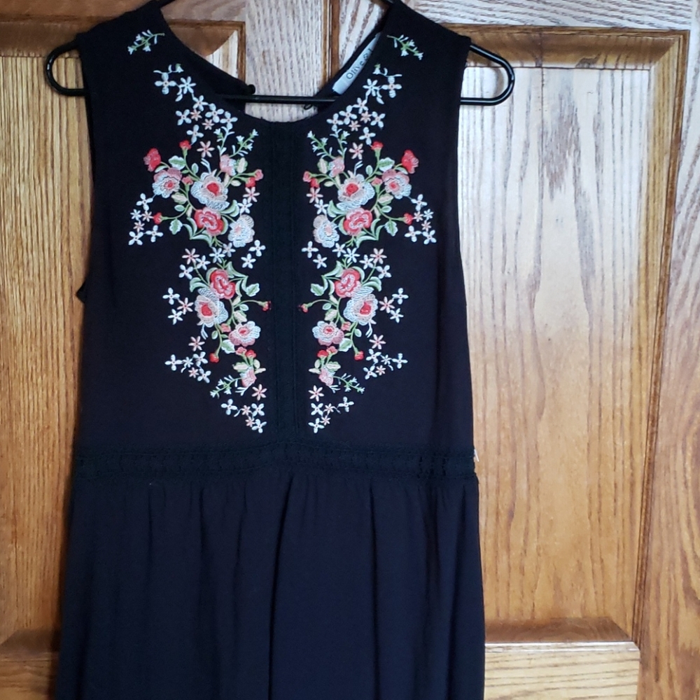 Olive and J Ann embroidered dress